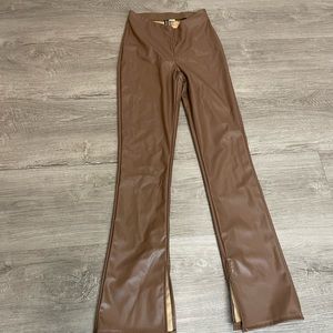 FAUX LEATHER LEGGINGS